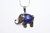 Silberkette mit Lapislazuli-Elefantenanhänger