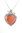 Silberkette mit edlem Herz aus rotem Jaspis
